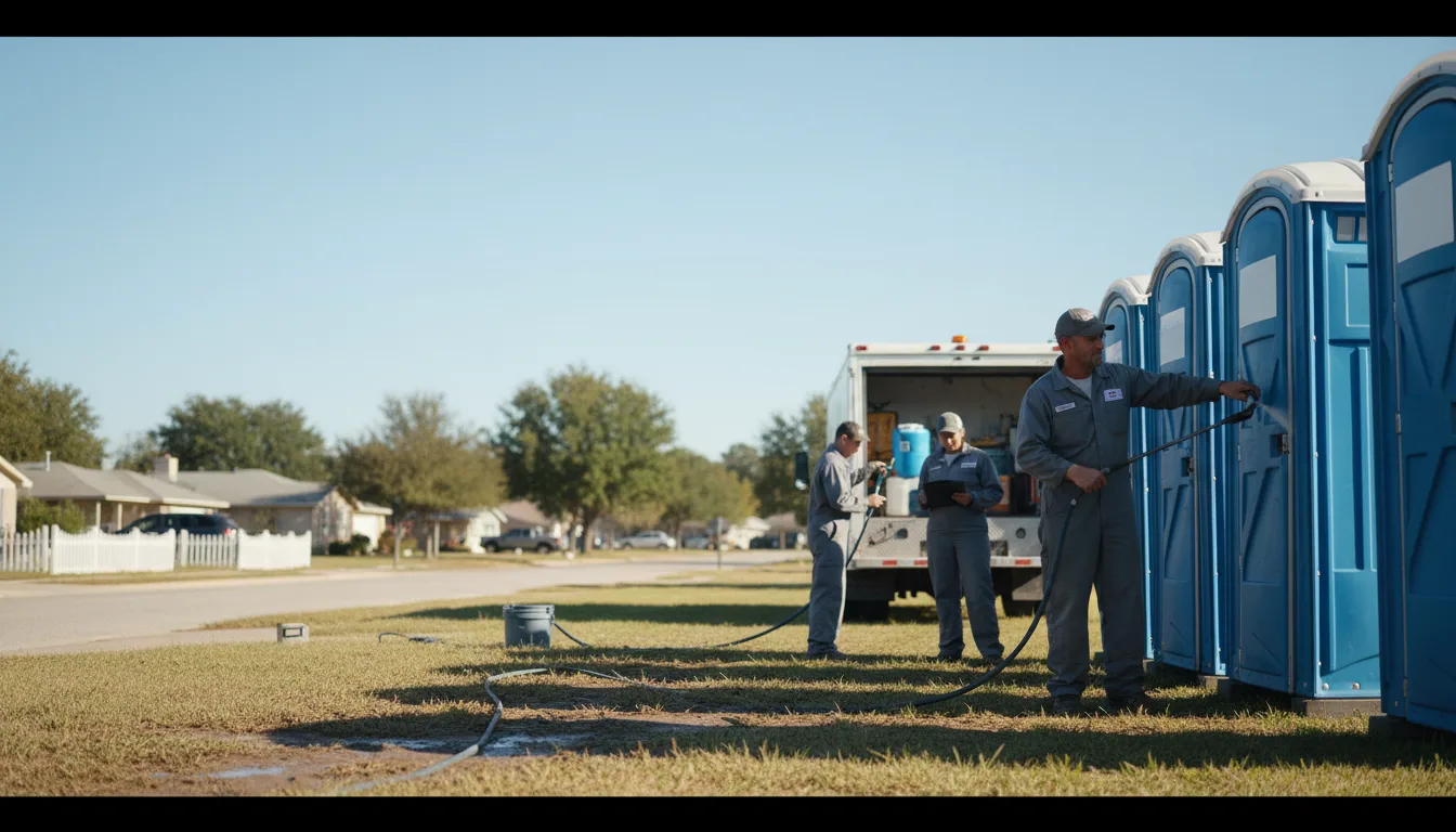 Long-Term Portable Toilet Rental in Houma, LA near me